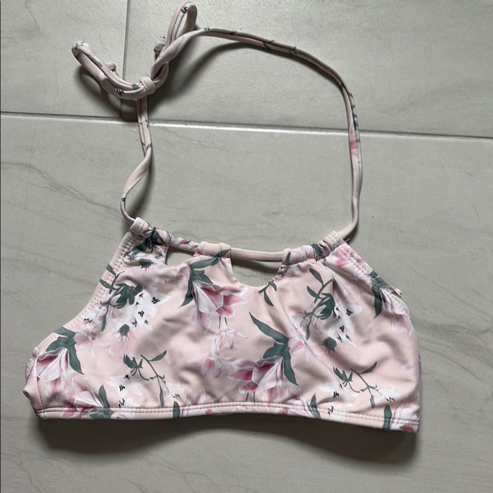 PacSun Floral Bikini Top